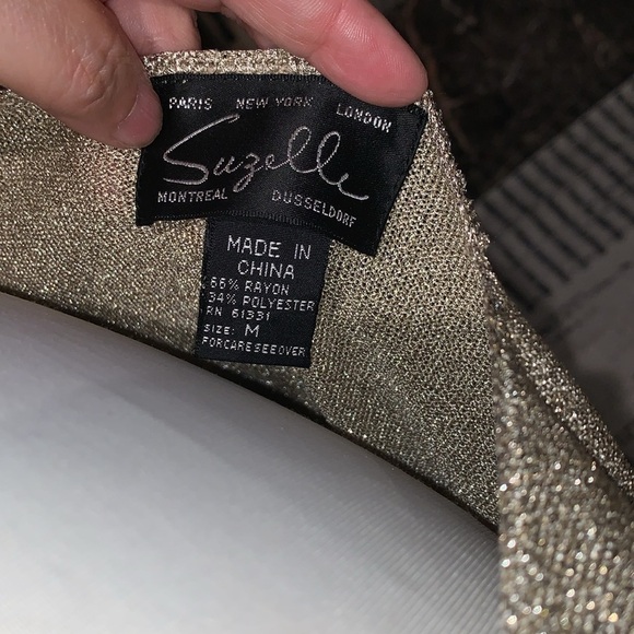 Vintage Gently Loved Crochet Tunic Set By Suzelle Please Note 2 Dif Sizes - Picture 4 of 11